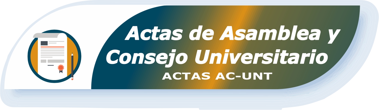 ACTAS - AC : Actas de Asamblea y Consejo Universitario